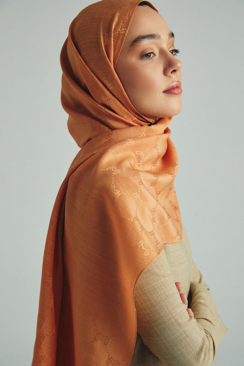 MAİSA NEDA AÇIK TURUNCU ŞAL